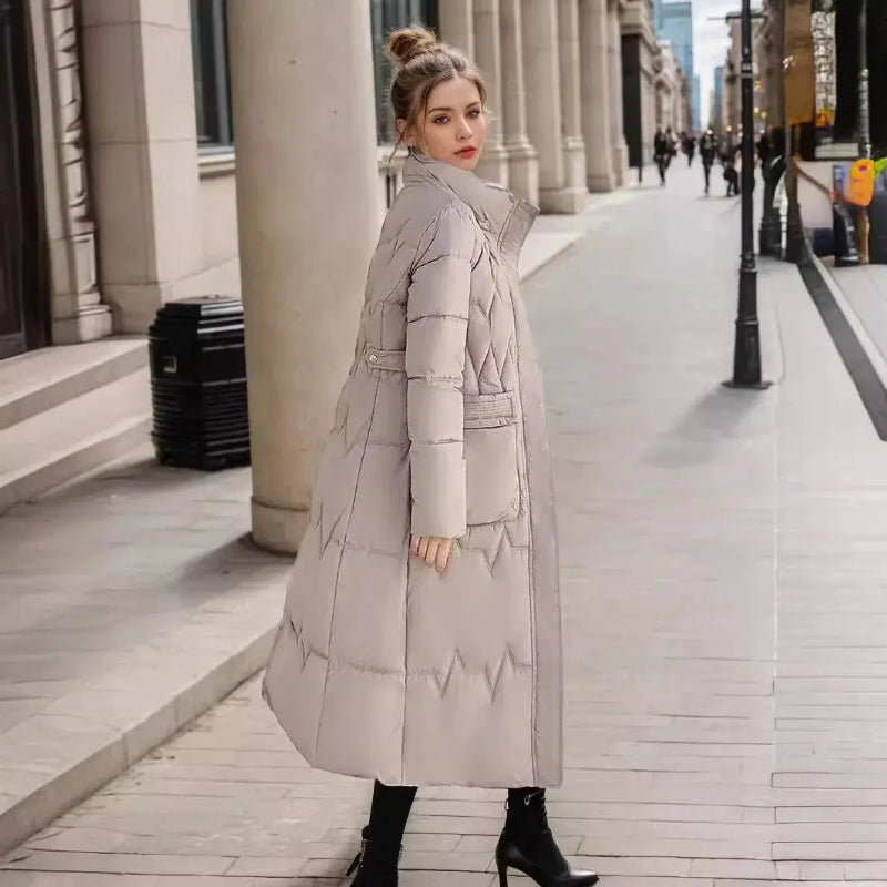 Parka femme élégante, parka chaude femme hiver idéale pour froid intense, manteau d'hiver tendance et confortable