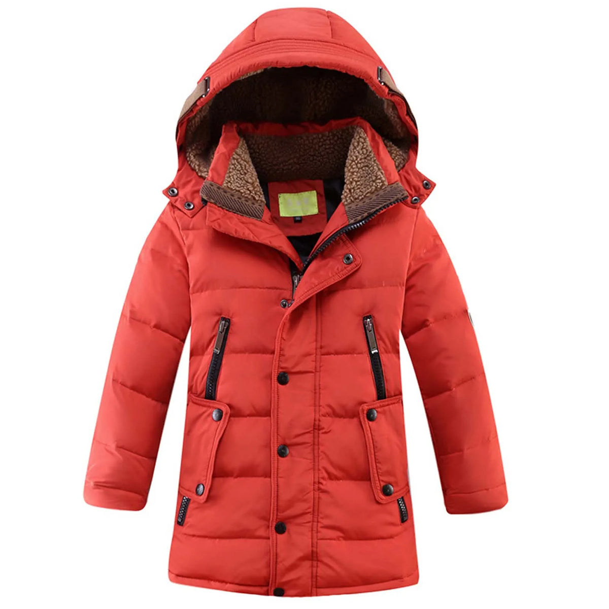 Parka Garçon Doudoune Longue Imperméable – Duvet, 7 à 14 Ans