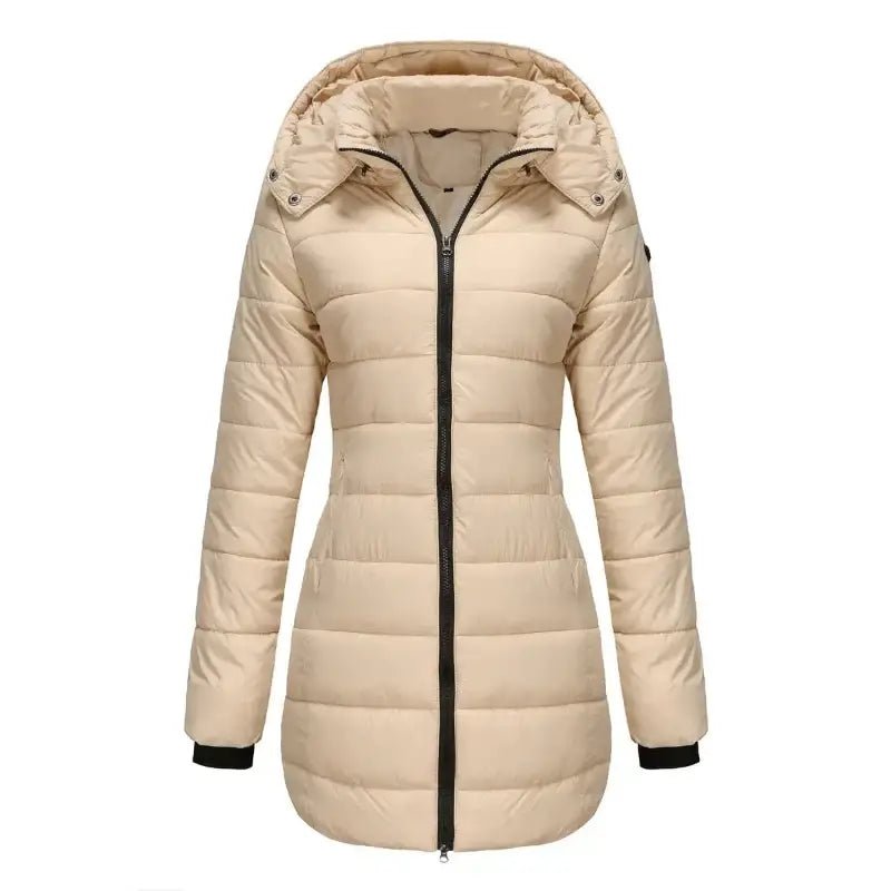 Parka femme imperméable vert militaire de La Sentinelle, coupe polyvalente et tissu déperlant.
