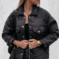 Parka chaude hiver femme avec tissu extérieur déperlant, doublure matelassée, quiltée