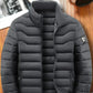 Parka doudoune homme en tissu extérieur déperlant, alliant style et chaleur