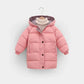 Parka fille 12 ans, manteau enfant rose pour activités extérieures