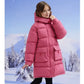Parka fille 12 ans manteau enfant chaud pour activités extérieures avec poches