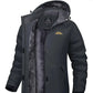 Parka hiver femme en tissu extérieur déperlant avec capuche réglable et doublure chaude