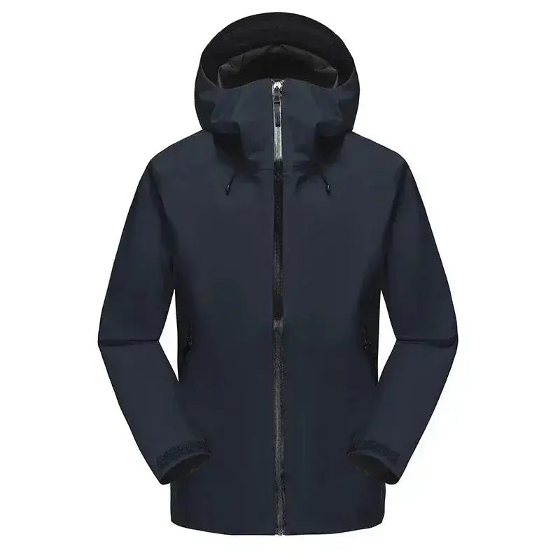 Parka homme imperméable avec capuche et fermeture éclair pour homme imperméable