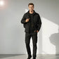 Veste parka homme imperméable noire avec pantalon cargo pour outdoor hommes
