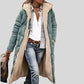 Parka imperméable fourrée femme avec doublure chaude, style décontracté et chic